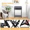 Costway Baby Infant Changing Table Folding Diaper Station Nursery with Storage Gray/Black